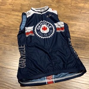 Louis Garneau Oakville cycling club sleeveless cycling top